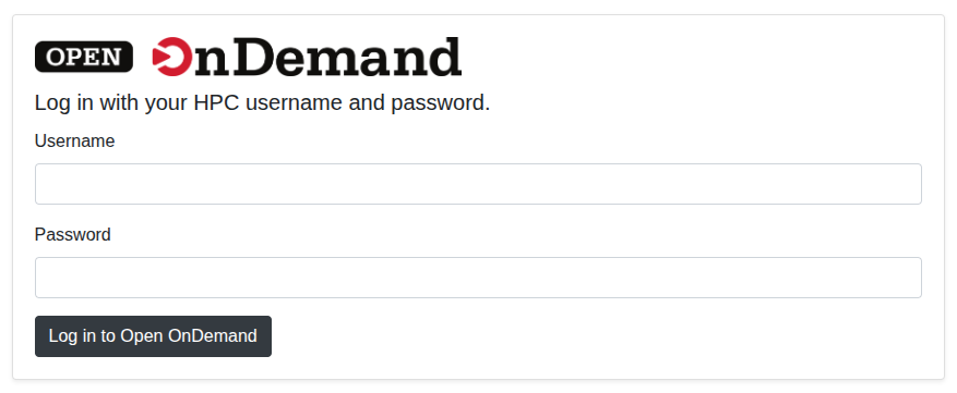 Formulario de acceso